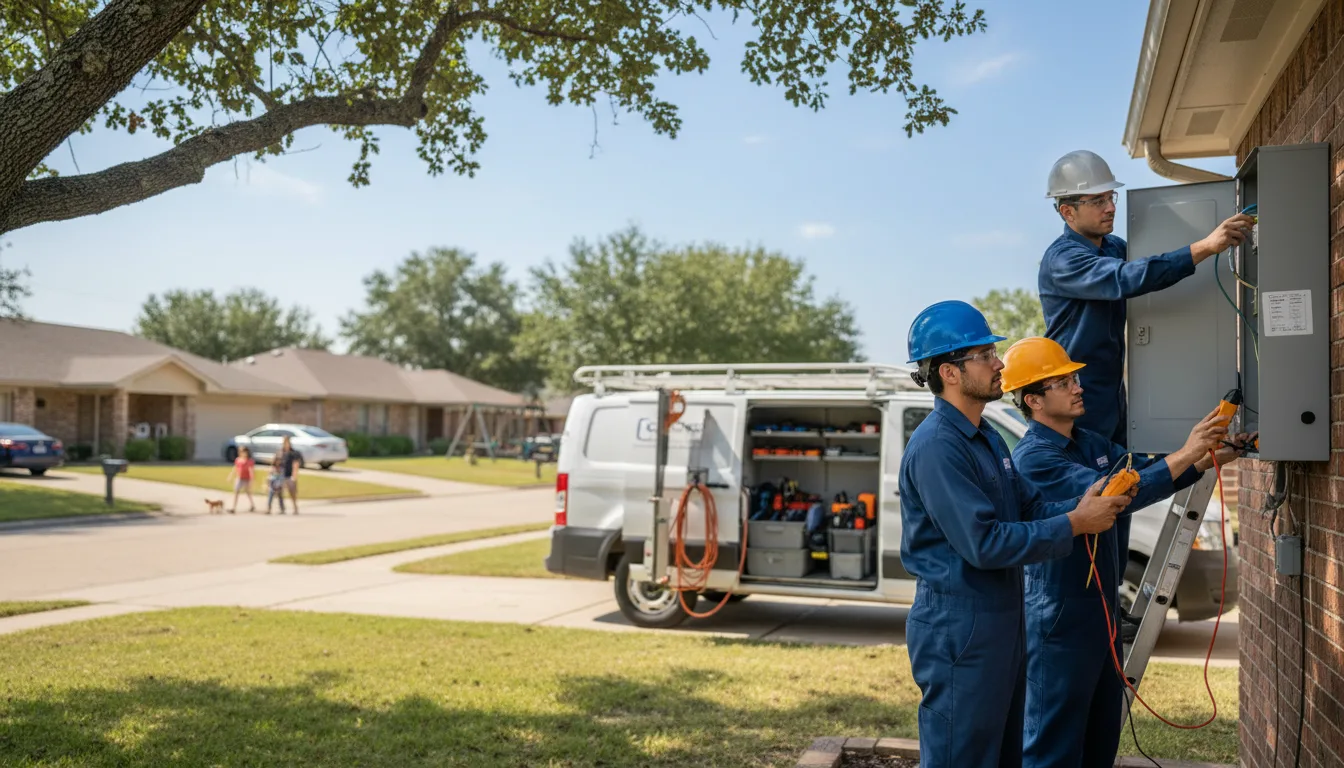 Certified electrician providing emergency electrical services in Preble, NY